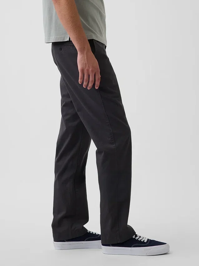 Pantalon kaki droit moderne
