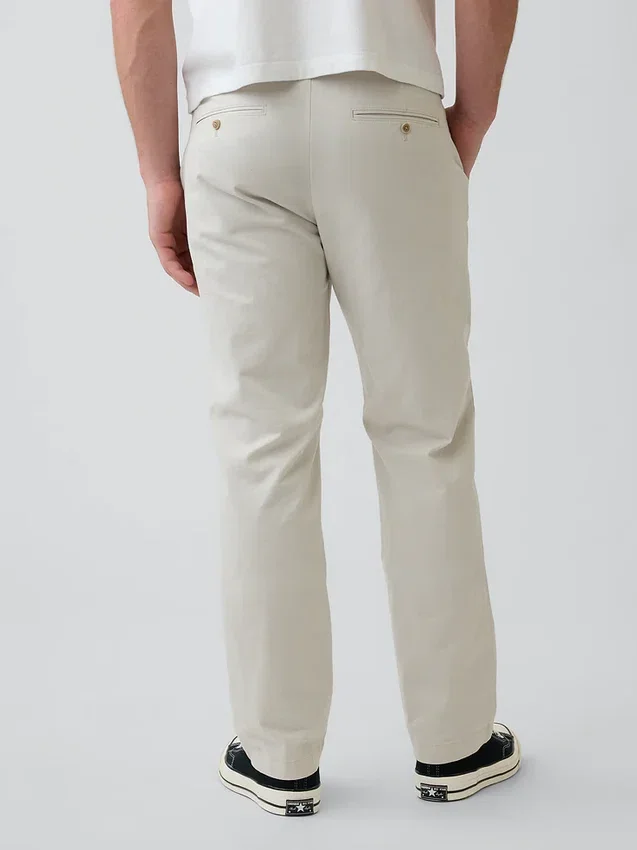 Pantalon kaki droit moderne