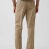 Pantalon kaki droit moderne