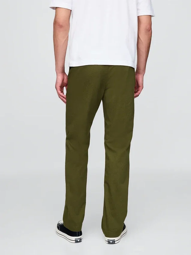 Pantalon kaki droit moderne