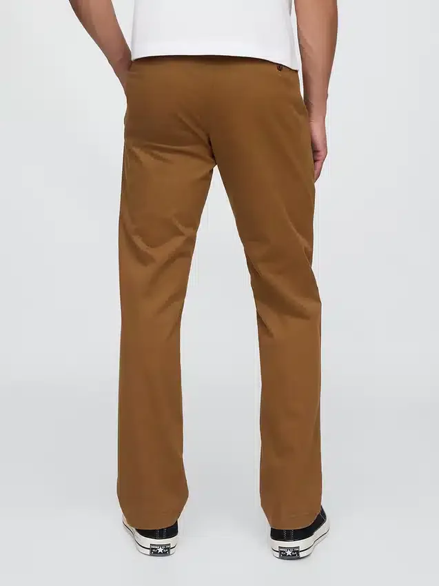 Pantalon kaki droit moderne