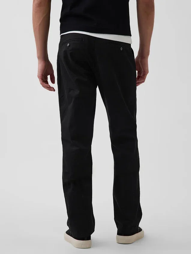Pantalon kaki droit moderne