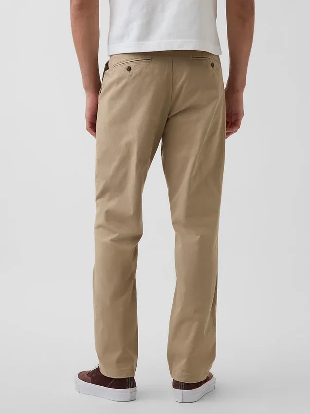 Pantalon kaki droit moderne