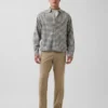 Pantalon kaki droit moderne