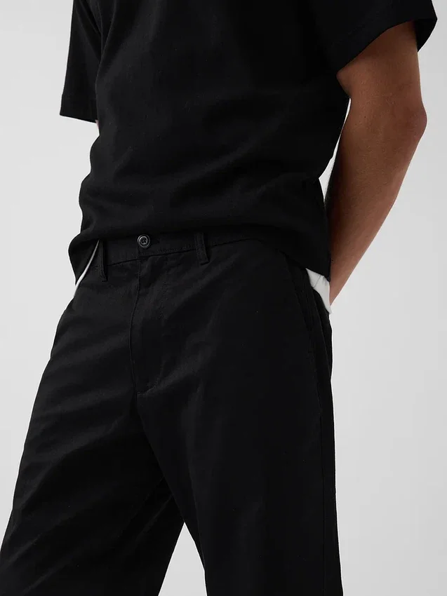 Pantalon kaki droit moderne