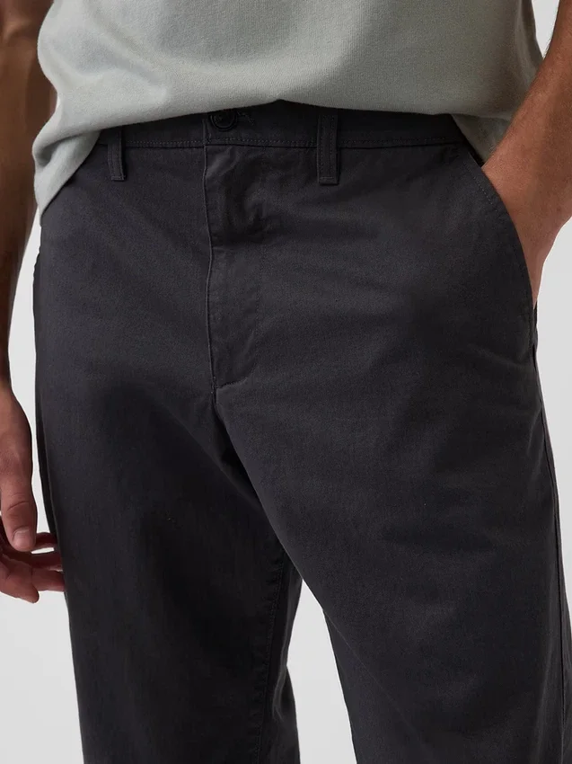 Pantalon kaki droit moderne
