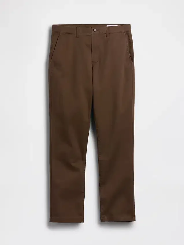 Pantalon kaki droit moderne