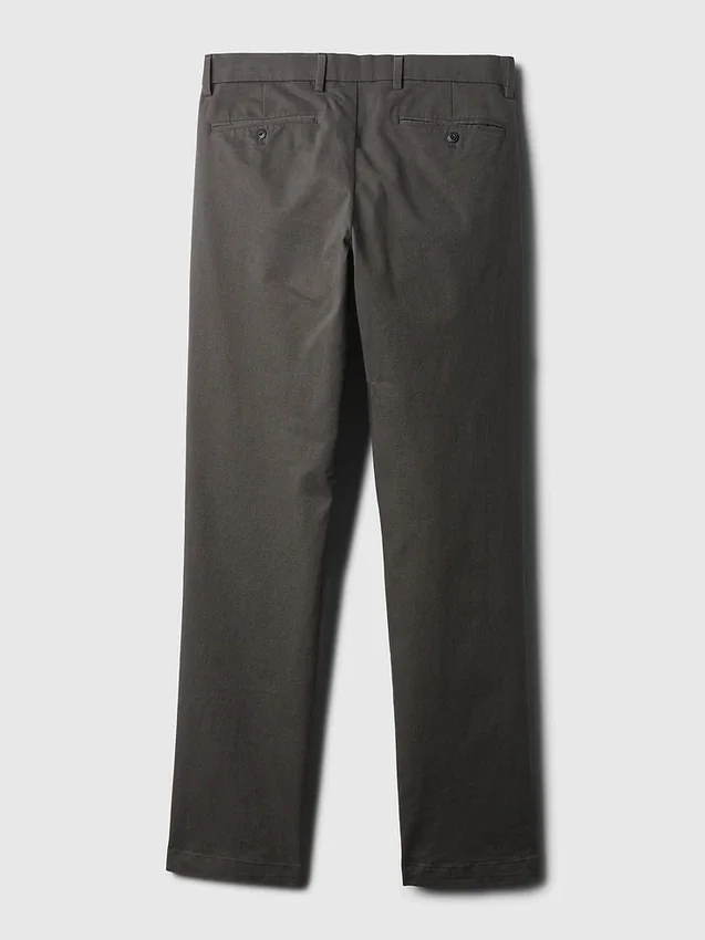 Pantalon kaki droit moderne