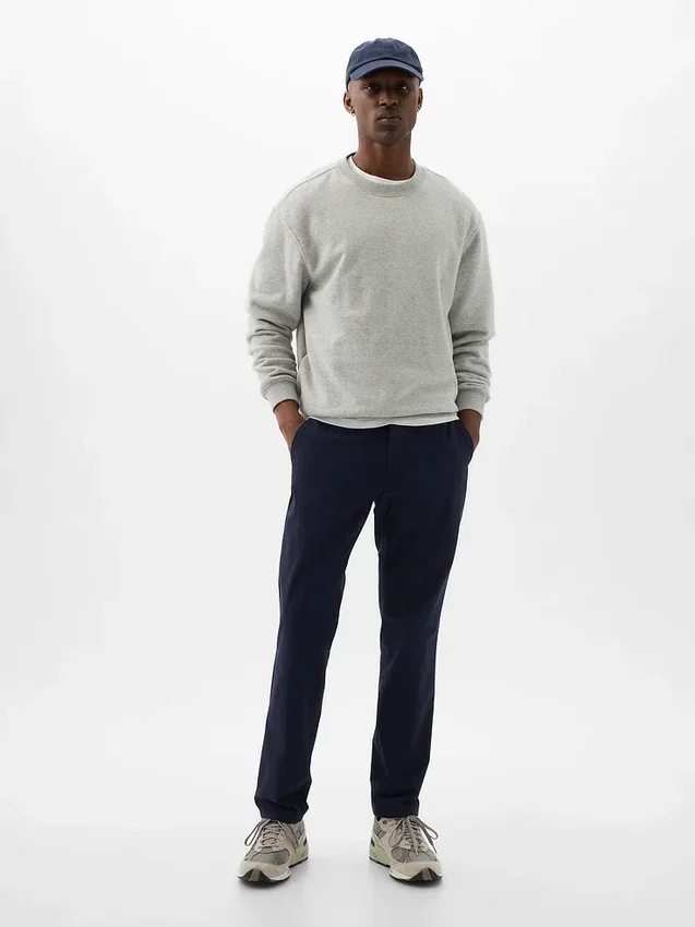 Pantalon kaki slim hybride