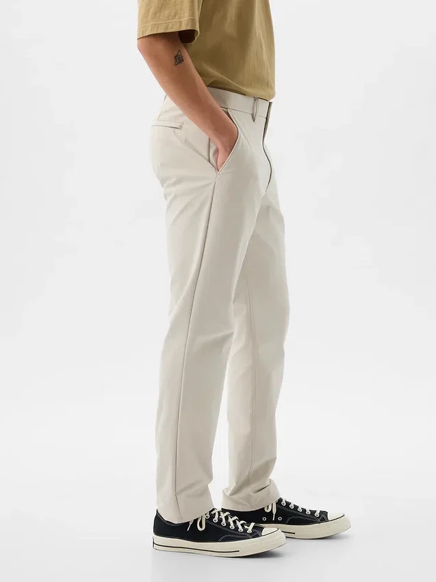 Pantalon kaki slim hybride