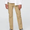 Pantalon kaki stretch coupe droite pour enfants