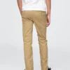 Pantalon kaki stretch coupe droite pour enfants