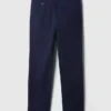 Pantalon kaki stretch coupe droite pour enfants