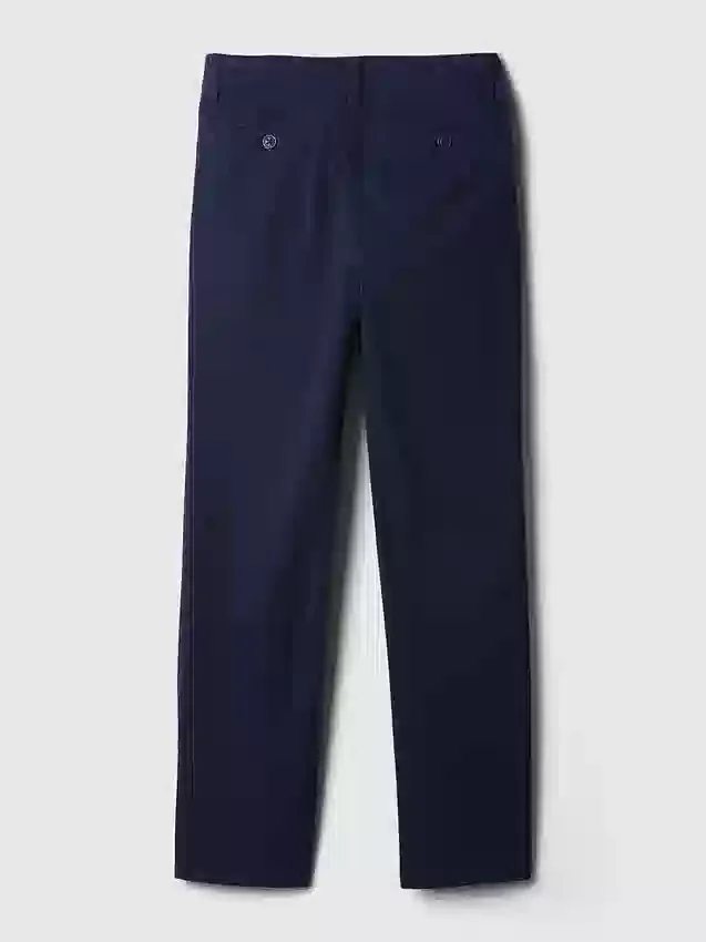 Pantalon kaki stretch coupe droite pour enfants