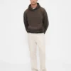 Pantalon kaki utilitaire droit et décontracté