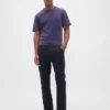 Pantalon kaki utilitaire droit et décontracté