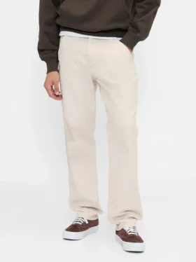Pantalon kaki utilitaire droit et décontracté