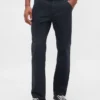 Pantalon kaki utilitaire droit et décontracté