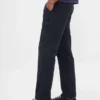 Pantalon kaki utilitaire droit et décontracté