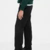 Pantalon kaki utilitaire droit et décontracté