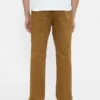 Pantalon kaki utilitaire droit et décontracté