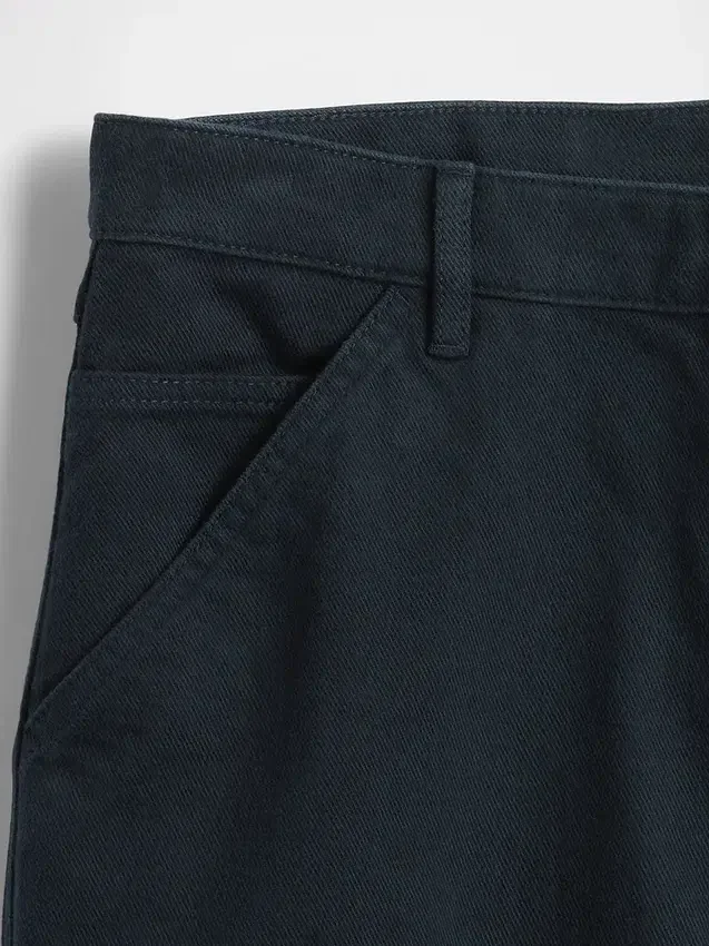 Pantalon kaki utilitaire droit et décontracté