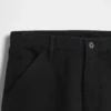Pantalon kaki utilitaire droit et décontracté