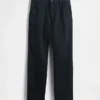 Pantalon kaki utilitaire droit et décontracté