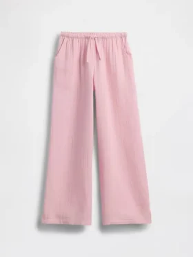 Pantalon large en gaze de coton pour enfants