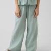 Pantalon large en gaze de coton pour enfants