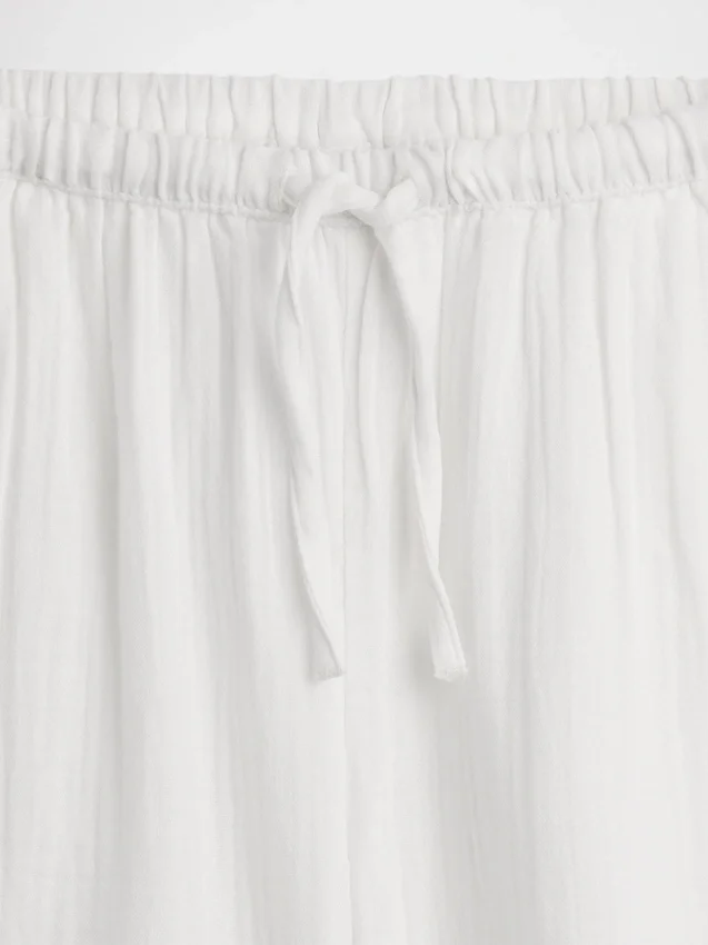 Pantalon large en gaze de coton pour enfants