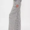Pantalon large en lin et coton