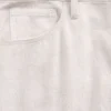 Pantalon large en lin et coton