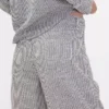 Pantalon large en lin et coton