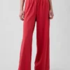 Pantalon large en maille