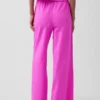 Pantalon large en maille