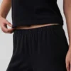 Pantalon large en maille