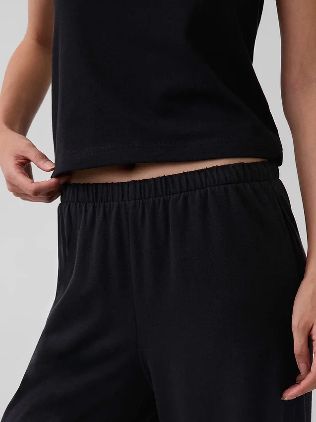 Pantalon large en maille