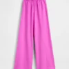 Pantalon large en maille