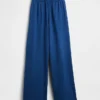 Pantalon large en maille
