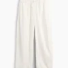 Pantalon large en popeline avec renforts aux genoux