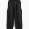 Pantalon large en popeline avec renforts aux genoux