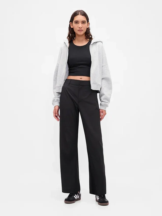 Pantalon large taille haute GapFit Tech