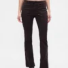 Pantalon long et ajusté en sergé à taille basse