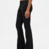 Pantalon long et ajusté en sergé à taille basse