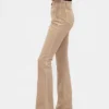 Pantalon long et ajusté en sergé à taille basse