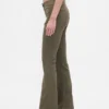 Pantalon long et ajusté en sergé à taille basse