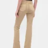 Pantalon long et ajusté en sergé à taille basse