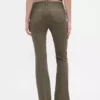 Pantalon long et ajusté en sergé à taille basse