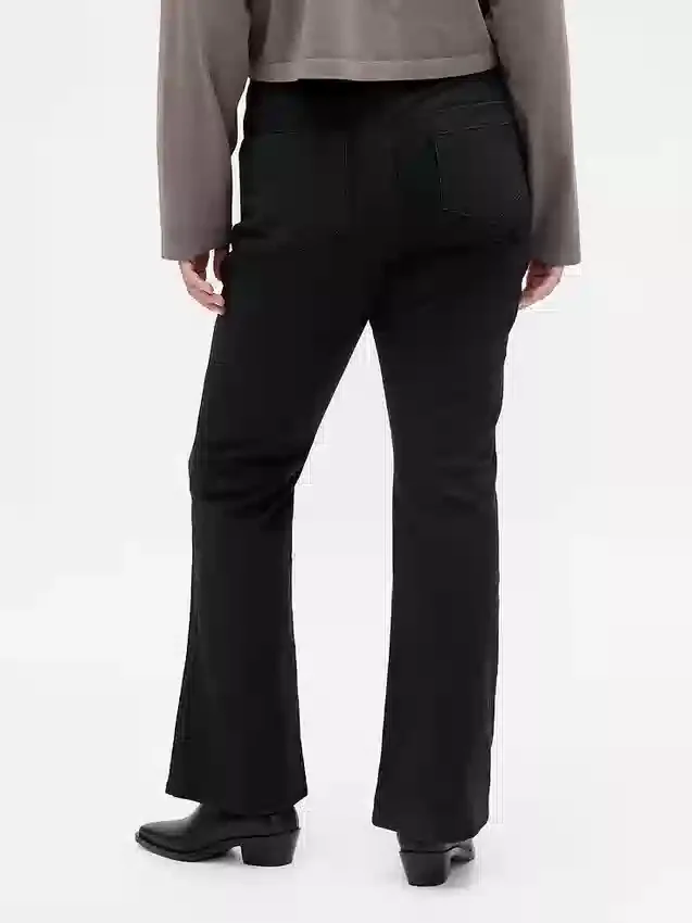 Pantalon long et ajusté en sergé à taille basse